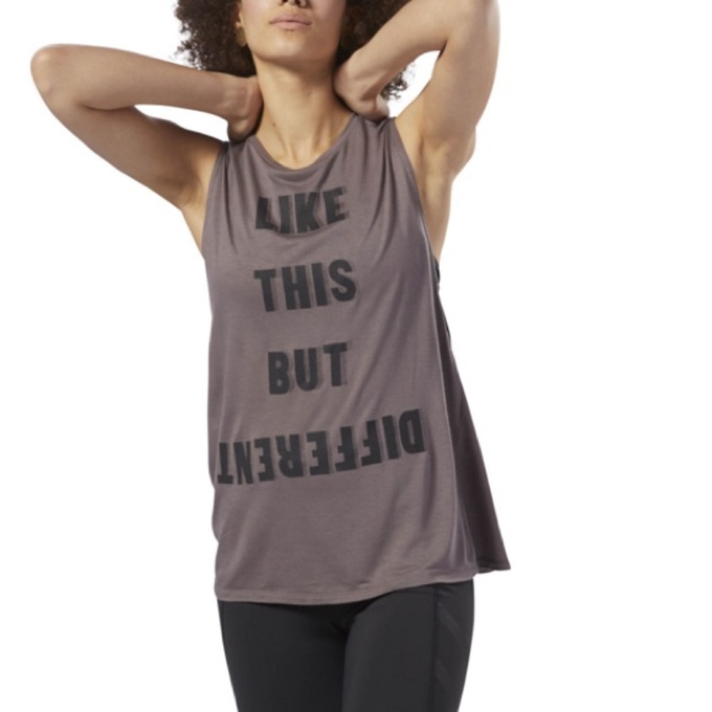 Reebok Training Supply Muscle Graphic Tank Top xxs